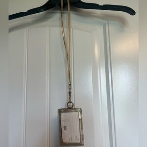 Coach Gold Lanyard